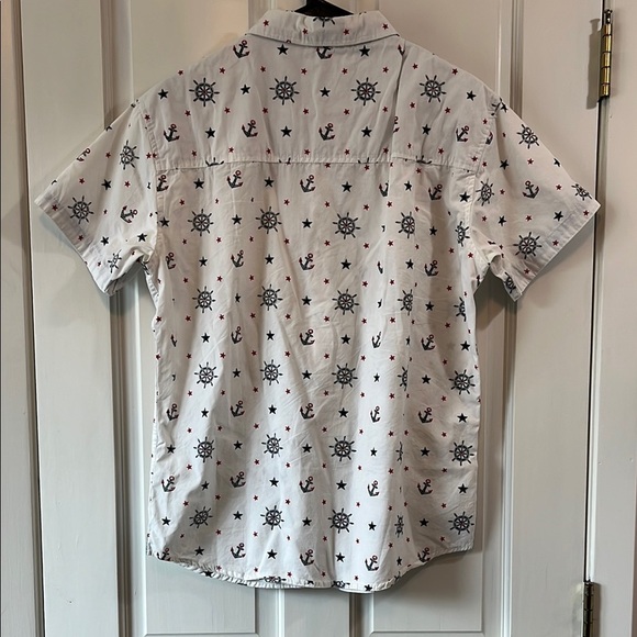 Eighth Avenue Patriotic Casual Button Down Shirt - Size Large - Picture 8 of 12